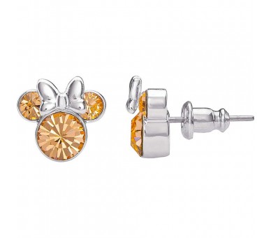 Pendientes June Minnie Disney plata