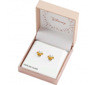 Pendientes June Minnie Disney plata