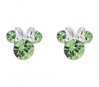 Pendientes Agosto Minnie Disney plata