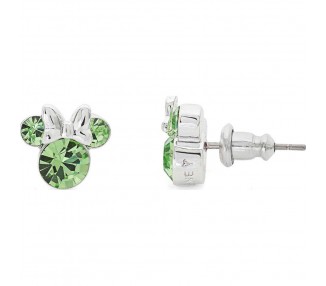 Pendientes Agosto Minnie Disney plata