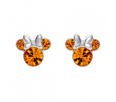 Pendientes Noviembre Minnie Disney plata