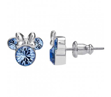 Pendientes Diciembre Minnie Disney plata