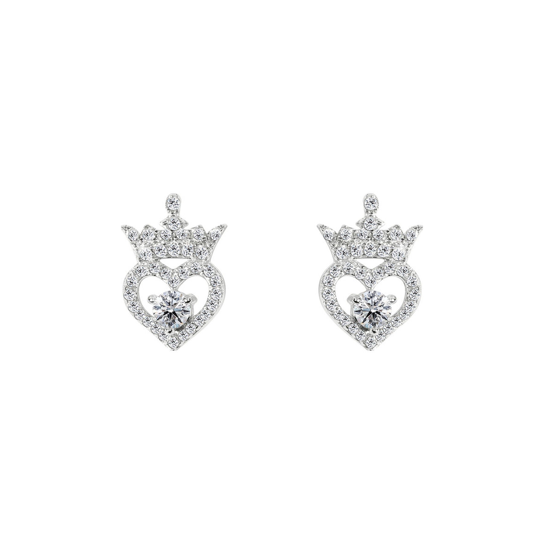 Pendientes Abril Princesas Disney plata