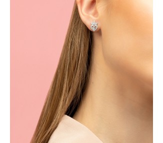 Pendientes Abril Princesas Disney plata