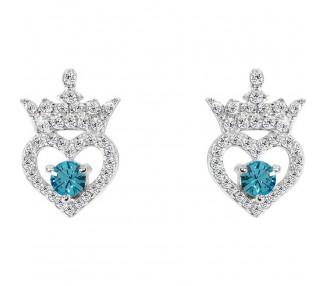 Pendientes Marzo Princesas Disney plata