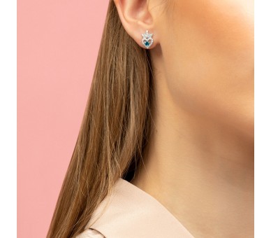 Pendientes Marzo Princesas Disney plata