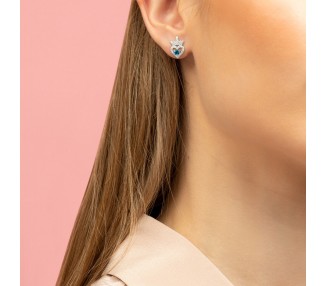 Pendientes Marzo Princesas Disney plata