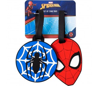 Set 2 Etiquetas de Equipaje Spiderman Marvel