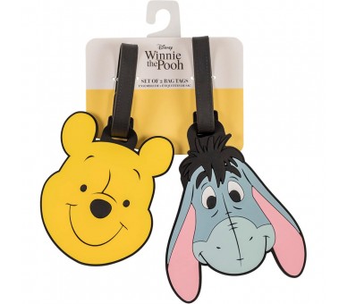 Set 2 Etiquetas de Equipaje Winnie the Pooh Disney