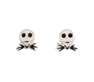 Pendientes Jack Pesadilla Antes de Navidad Disney plata