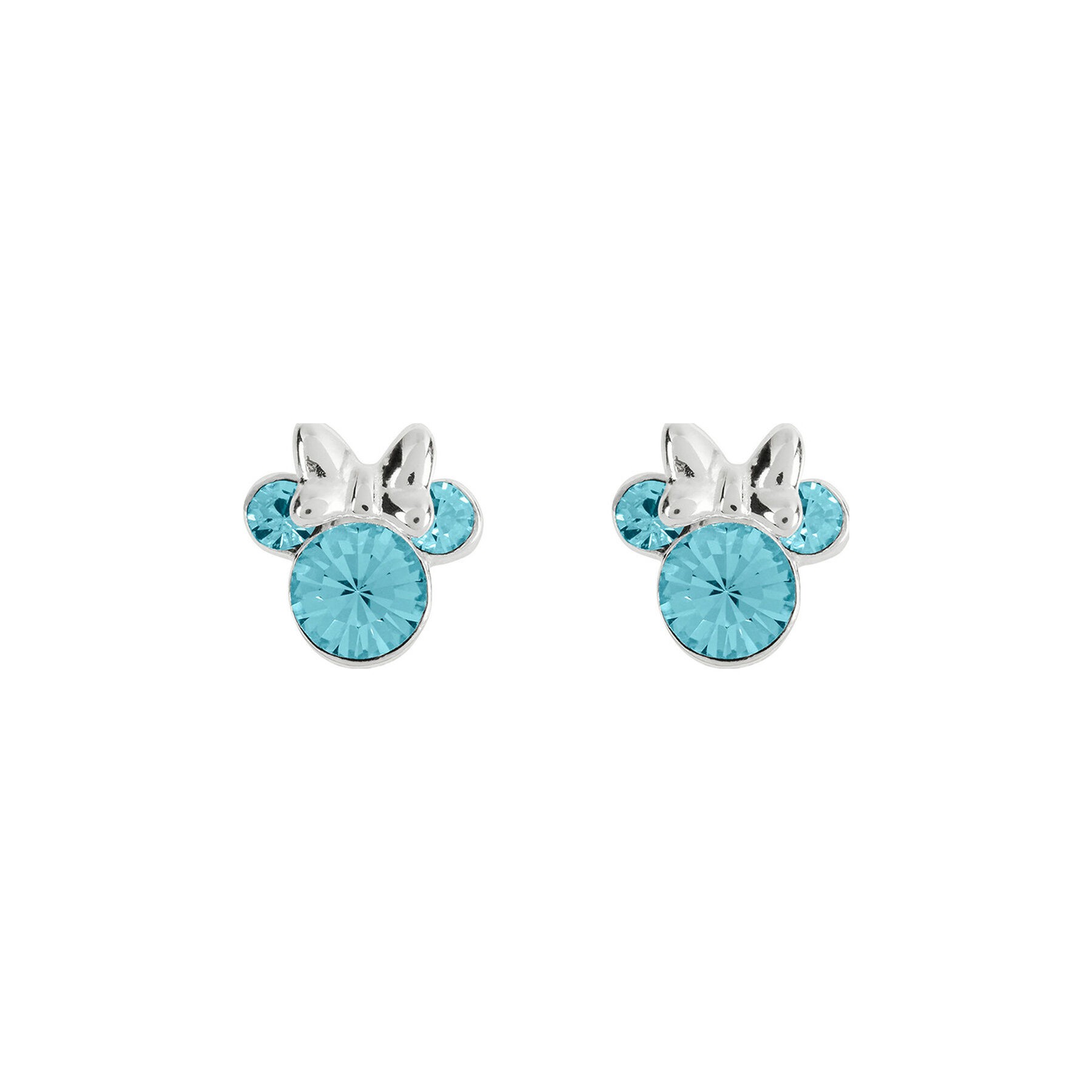 Pendientes Marzo Minnie Disney plata