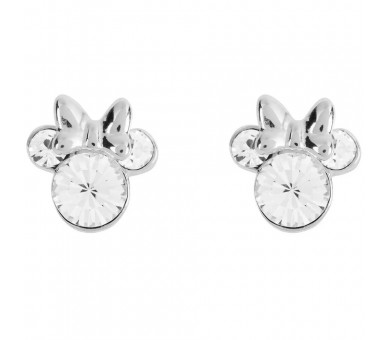 Pendientes Abril Minnie Disney plata