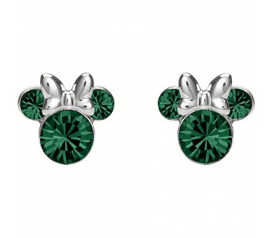 Pendientes Mayo Minnie Disney plata