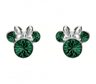 Pendientes Mayo Minnie Disney plata