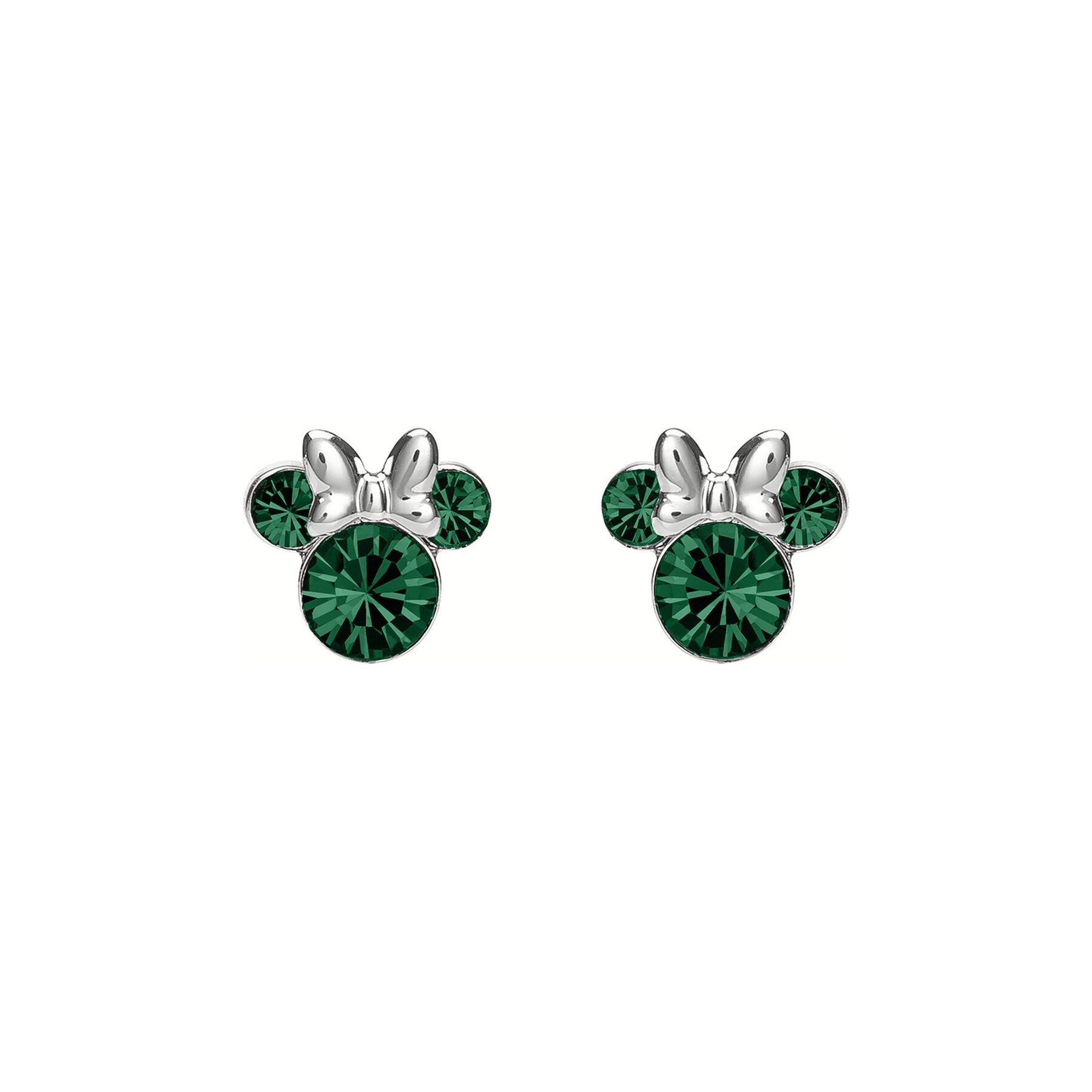 Pendientes Mayo Minnie Disney plata