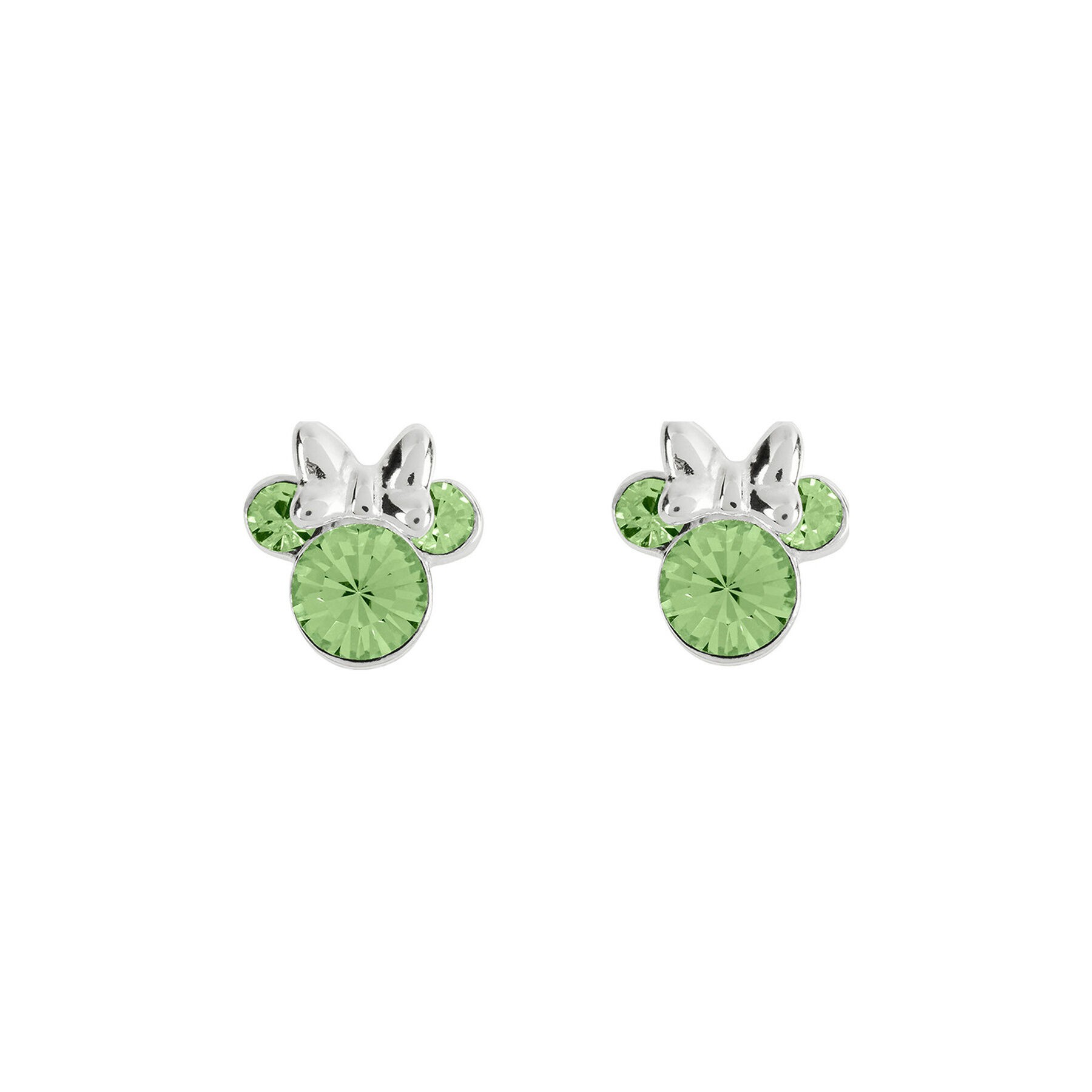Pendientes Agosto Minnie Disney plata