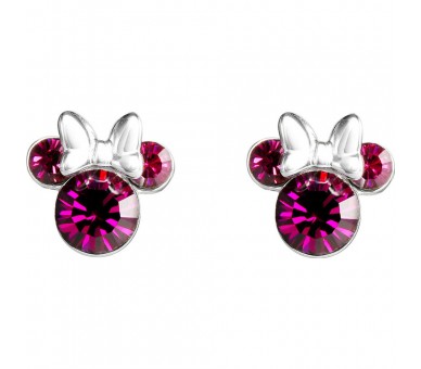 Pendientes Octubre Minnie Disney plata