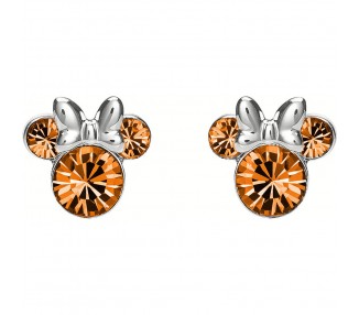 Pendientes Noviembre Minnie Disney plata
