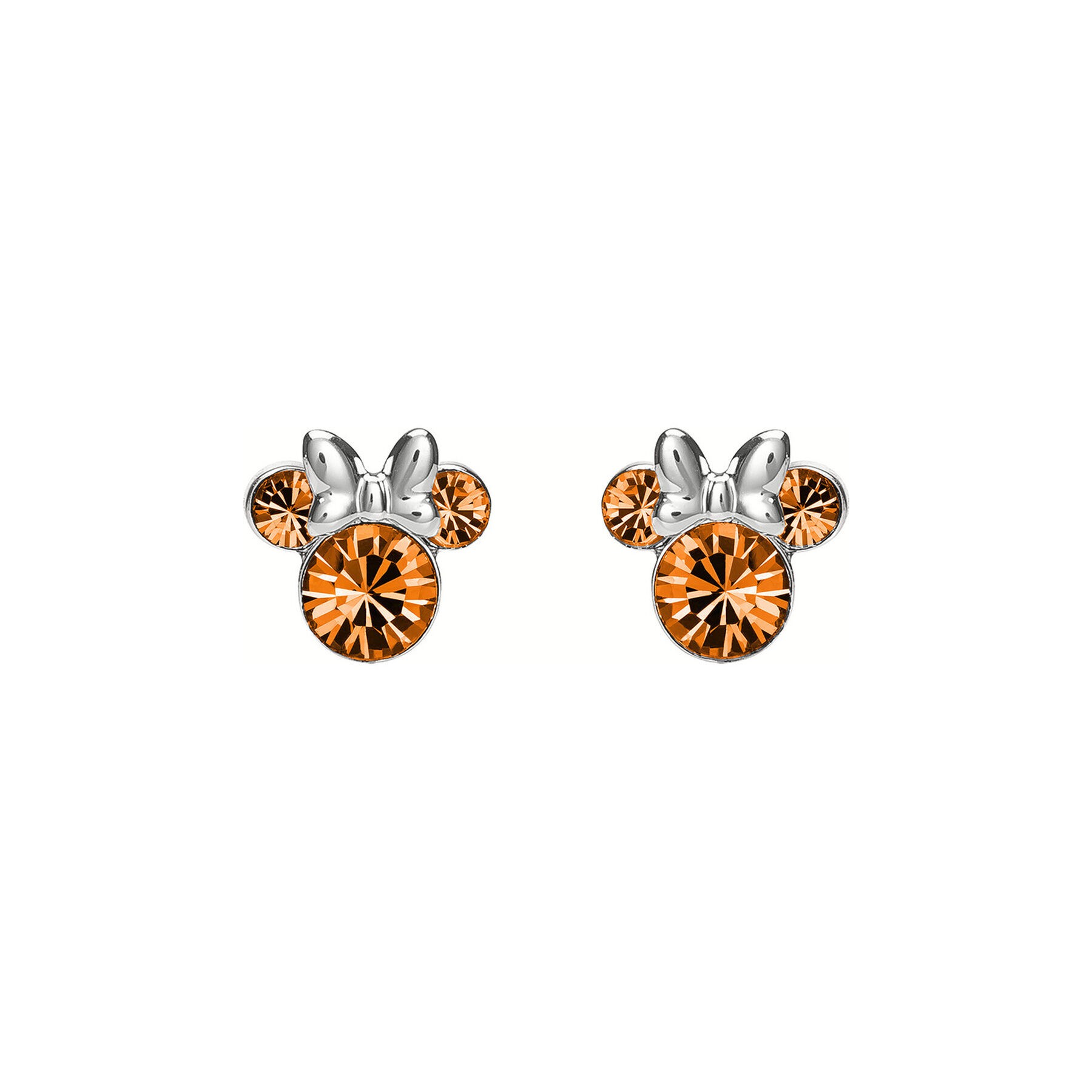 Pendientes Noviembre Minnie Disney plata