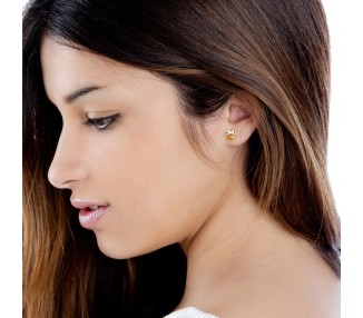 Pendientes Noviembre Minnie Disney plata