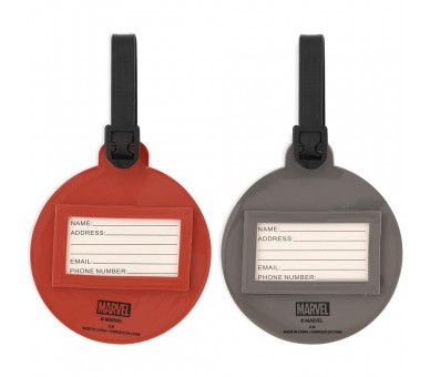 Set 2 Etiquetas de Equipaje Los Vengadores Avengers Marvel