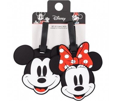Set 2 Etiquetas de Equipaje Mickey & Minnie Disney