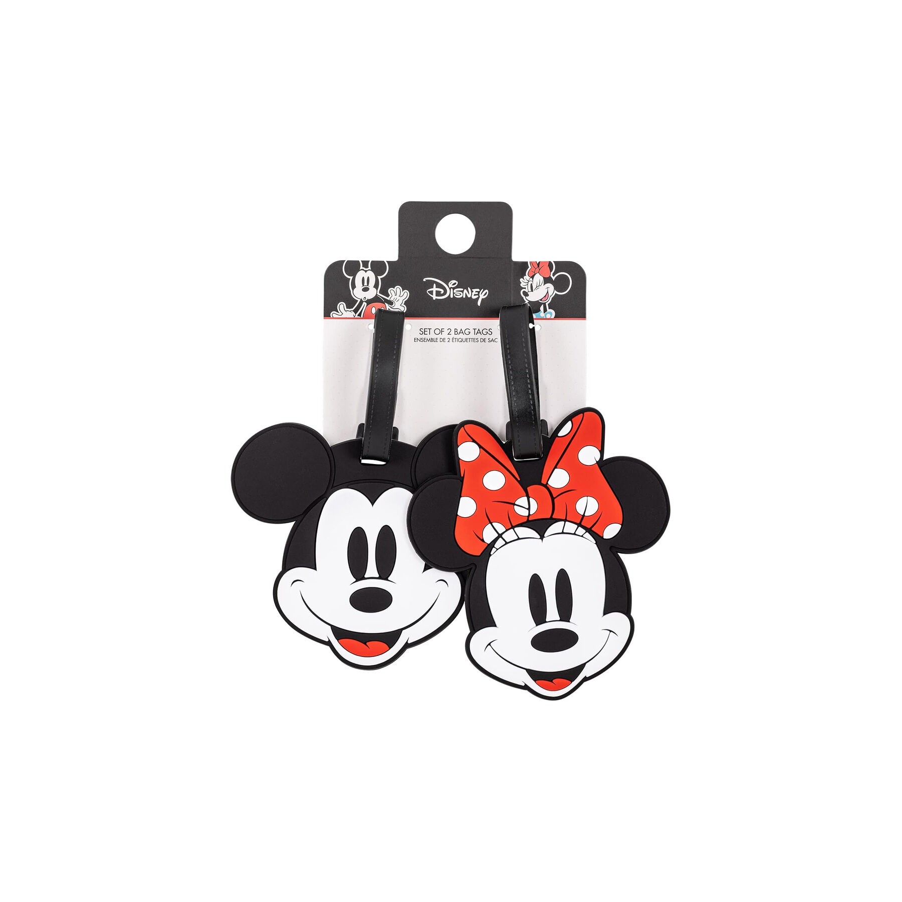 Set 2 Etiquetas de Equipaje Mickey & Minnie Disney