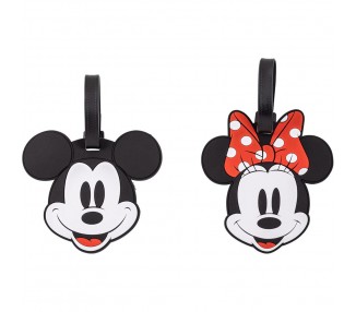 Set 2 Etiquetas de Equipaje Mickey & Minnie Disney