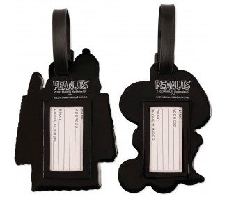 Set 2 Etiquetas de Equipaje Snoopy Peanuts