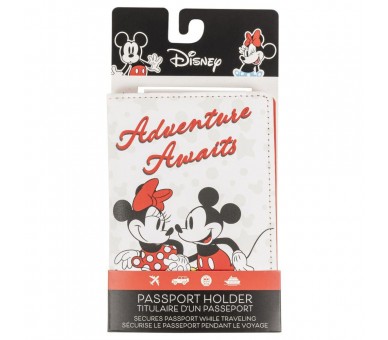 Portapasaportes Mickey & Minnie Disney