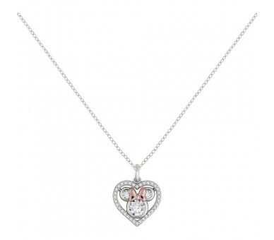 Colgante Corazon Minnie Disney plata