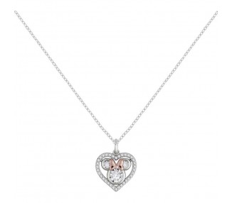 Colgante Corazon Minnie Disney plata