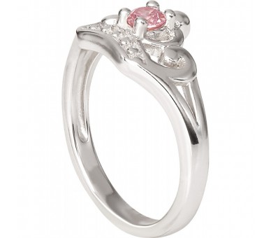 Anillo Corona Princesas Disney plata