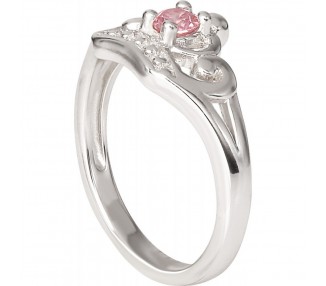 Anillo Corona Princesas Disney plata