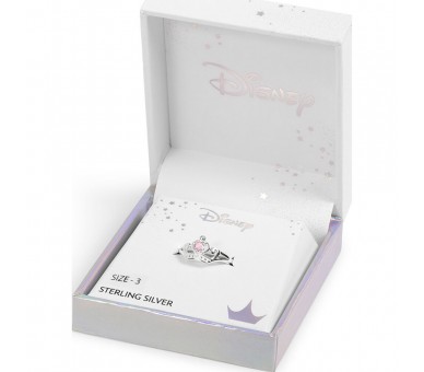 Anillo Corona Princesas Disney plata