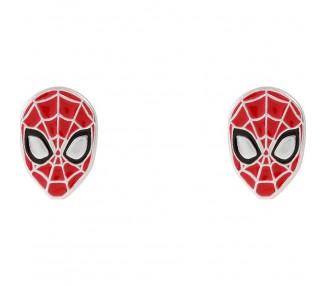 Pendientes Spiderman Marvel plata