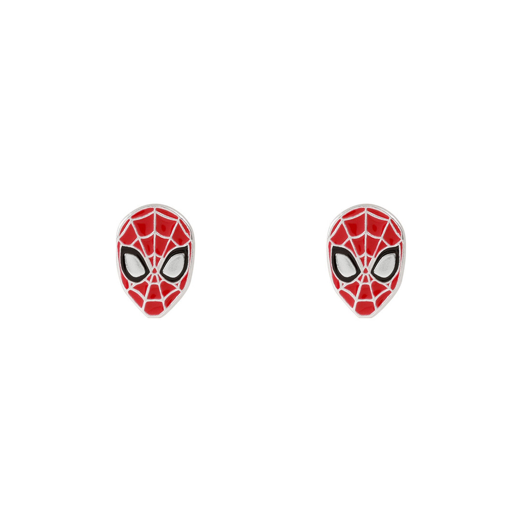 Pendientes Spiderman Marvel plata