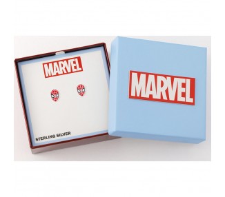 Pendientes Spiderman Marvel plata
