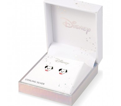 Pendientes 101 Dalmatas Disney plata