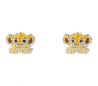Pendientes Simba El Rey Leon Disney plata