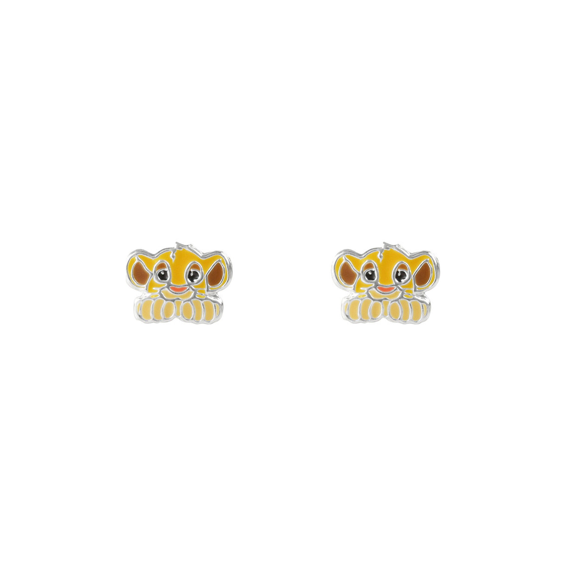 Pendientes Simba El Rey Leon Disney plata