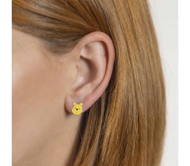 Pendientes Winnie the Pooh Disney plata