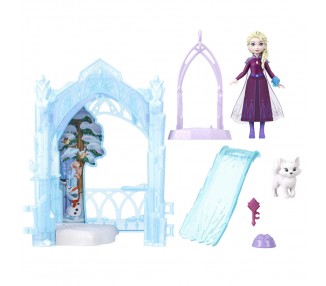 Muñeca Elsa Escondite Helado de Animales Frozen Disney