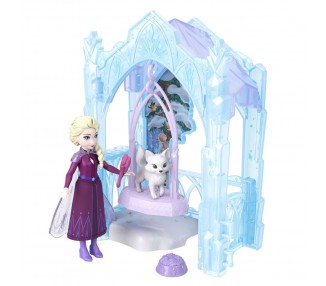 Muñeca Elsa Escondite Helado de Animales Frozen Disney