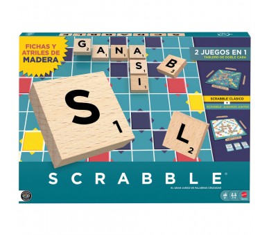 Juego mesa Scrabble Core Wood español