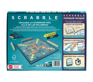 Juego mesa Scrabble Core Wood español