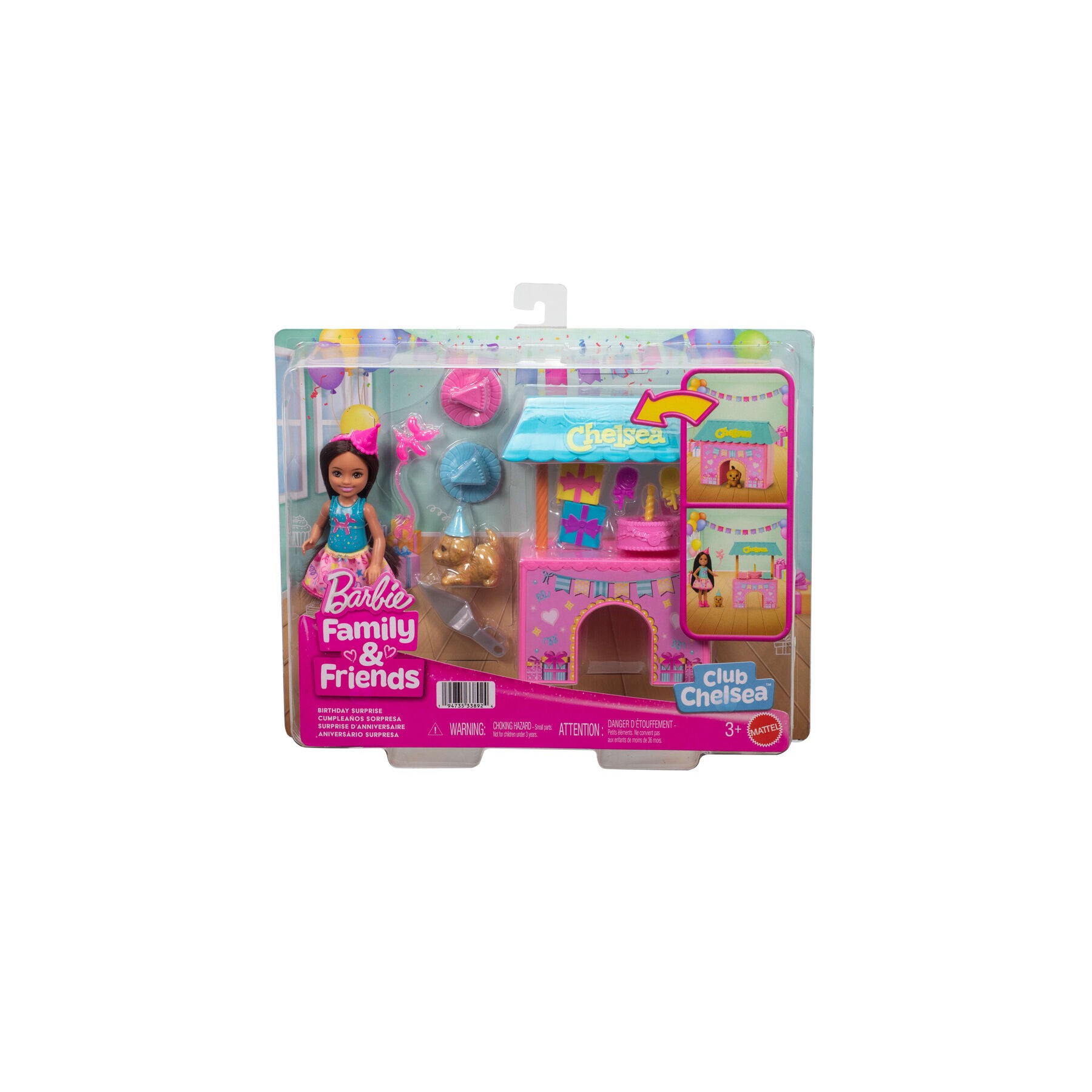 Muñeca Fiesta Sopresa Cumpleaños Barbie