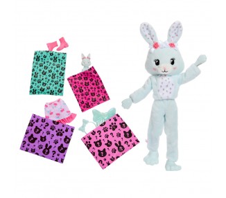 Muñeca Conejito Menta Cutie Reveal Lazos Dulces Barbie