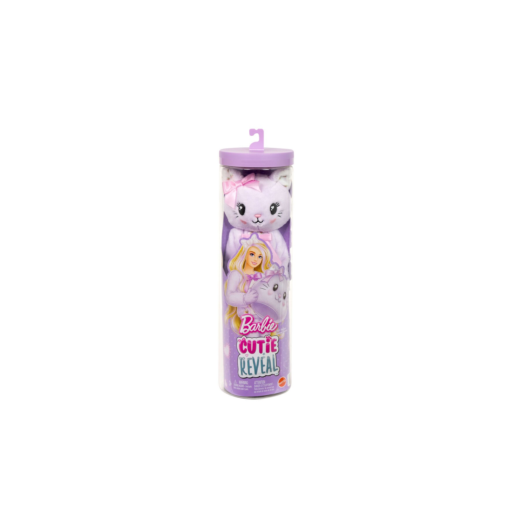 Muñeca Gatito Lila Cutie Reveal Lazos Dulces Barbie