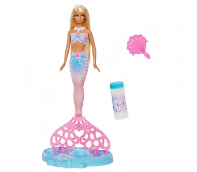Muñeca Sirena Pompas de Jabon Barbie